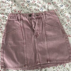 PacSun Mauve Ultra High Waisted Mini Skirt